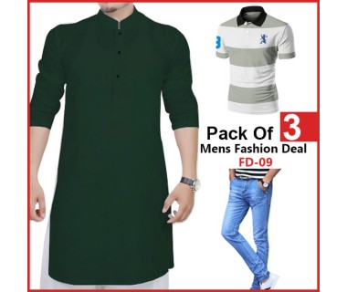 Pack Of 3 Mens Fashion Deal FD-09